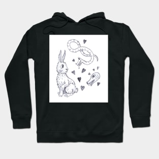 Bunny and Snake Hoodie